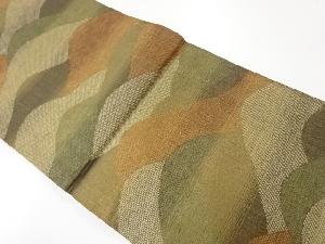 リサイクル 山並模様織出し袋帯